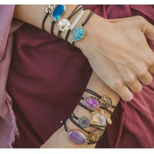 L'Duex Stone Bracelet